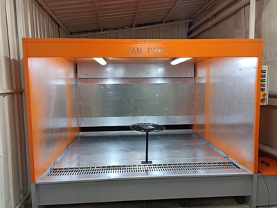 Su Perdeli Elektrostatik Yaş Boya Kabini - 2