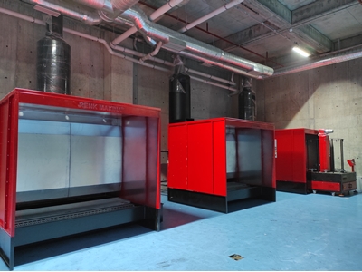 Su Perdeli Elektrostatik Yaş Boya Kabini - 1