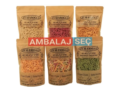 Kraft Doypack Pack With Rectangle Window - 0