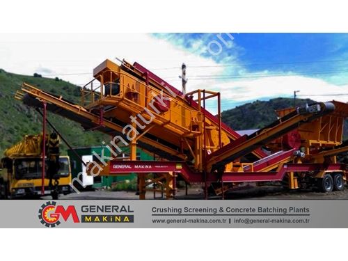 60-100 Ton / Saat Mobil Taş Kırma Eleme Tesisi(2)