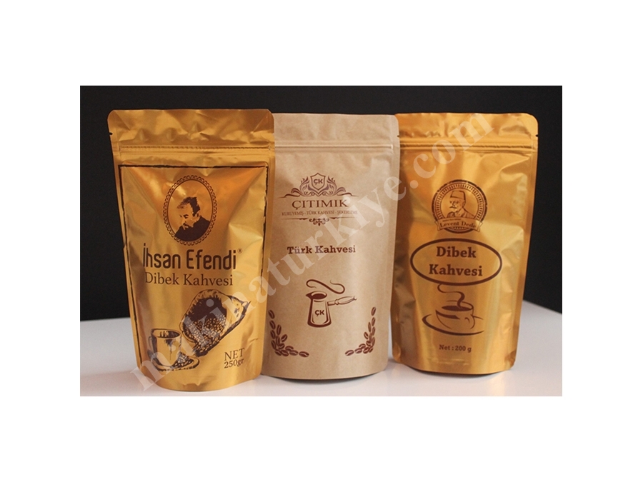 Kraft Alüminyum Baskısız Doypack Torba