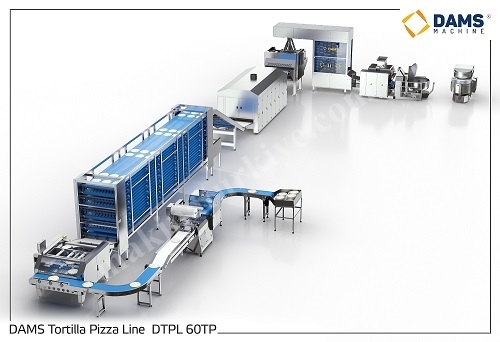 Ligne de Production des Tortillas (Shavarma) / DTPL-TP40