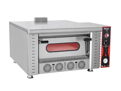 Natural Gas 4 Tray Stone Based Pizza Oven