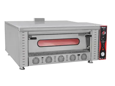 Natural Gas 6 Tray Stone Based Pizza Oven