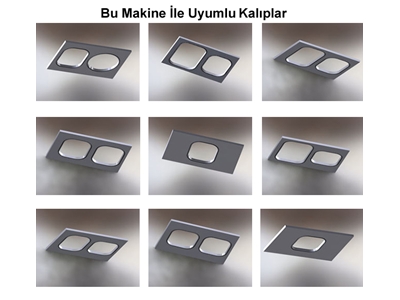 2 Gözlü Karton Tabak Kapatma Makinası - 2