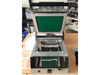 Machine de sertissage de plateaux en plastique pour assiettes - 8