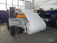 Machine de découpe de bobines de papier lourd à double tambour