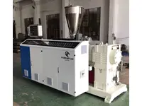 Conical Twin Screw Plastic Pvc Profile Extruder