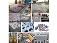 300x500x150 mm Automatic Concrete Brick Paver Machine - 1