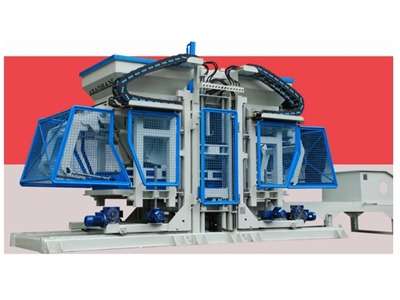 500x500x150 mm Concrete Briquette Cobblestone Machine - 0