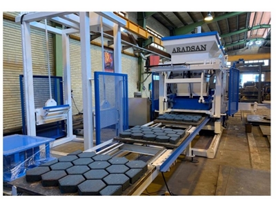 500x350x150 mm Automatic Concrete Briquette Cobblestone Machine - 2