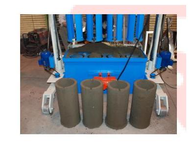 20-50 cm bewegliche Betonrohrproduktionsmaschine - 1