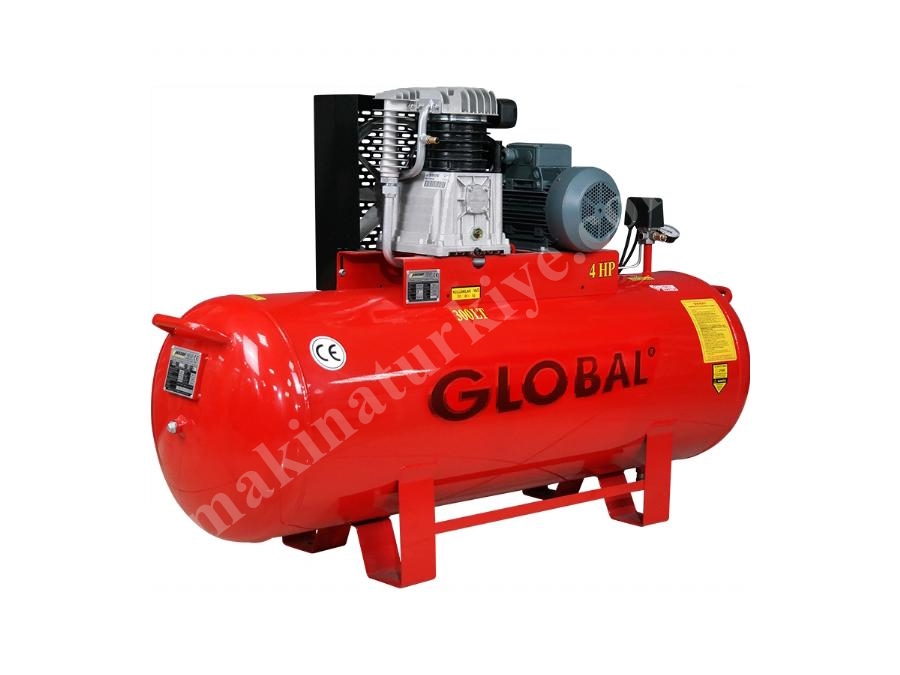 3 Hp ( 200 Litre ) Tek Kademeli Pistonlu Kompresör