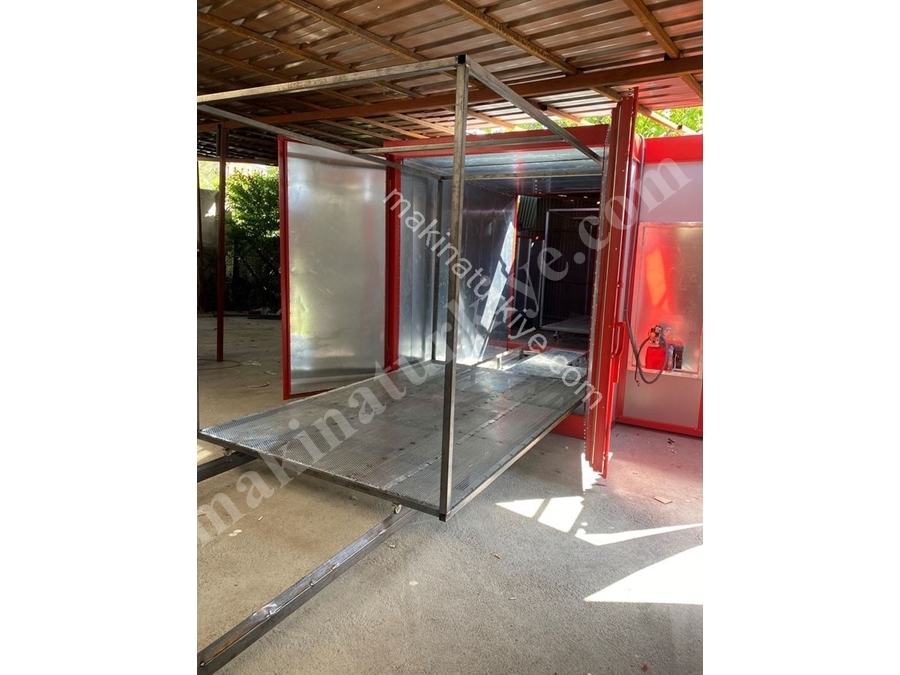 Doğalgazlı Elektrostatik BOX Tipi Boya Fırını