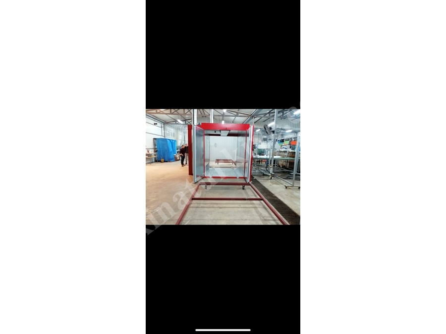 Doğalgazlı Elektrostatik BOX Tipi Boya Fırını