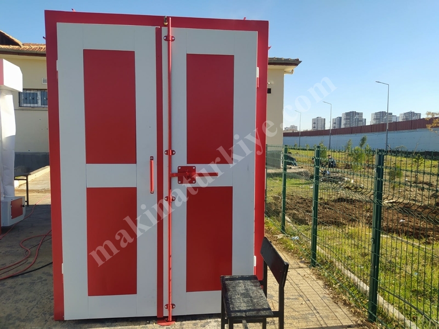 Doğalgazlı Elektrostatik BOX Tipi Boya Fırını