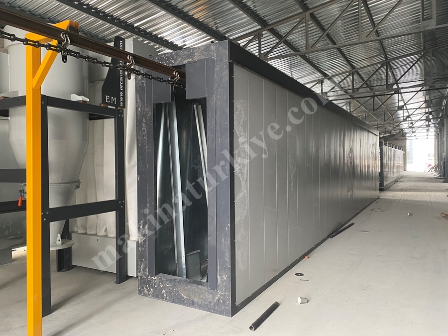 Conveyor Tunnel Type Baking and Powder Coating Oven