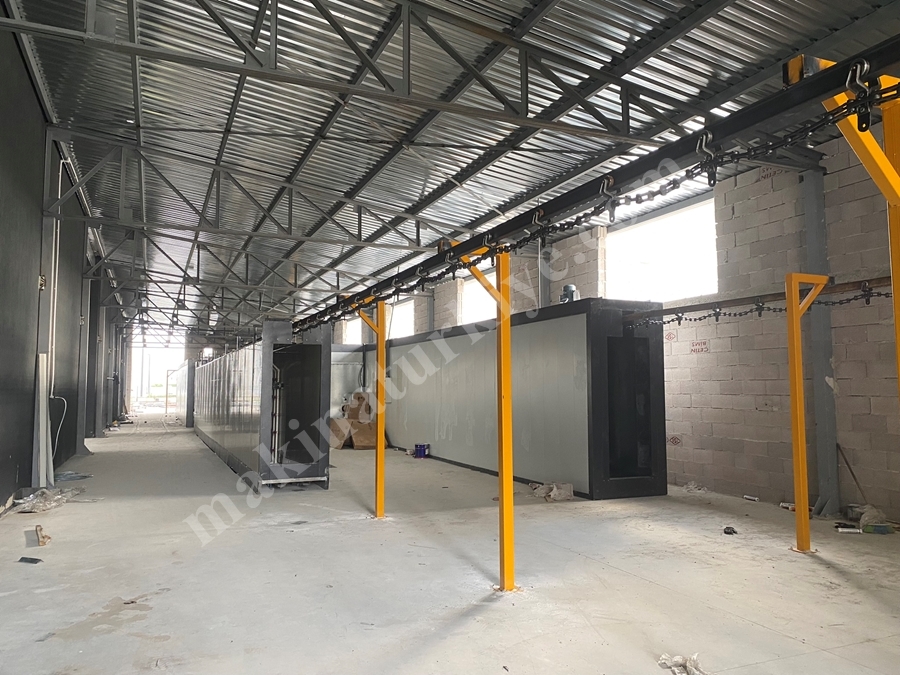Conveyor Tunnel Type Baking and Powder Coating Oven
