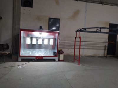Elektrikli Manuel Elektrostatik Toz Boya Kabini - 3