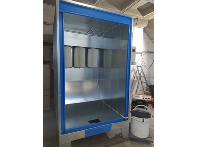 Elektrikli Manuel Elektrostatik Toz Boya Kabini - 4