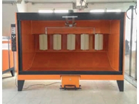 Elektrikli Manuel Elektrostatik Toz Boya Kabini