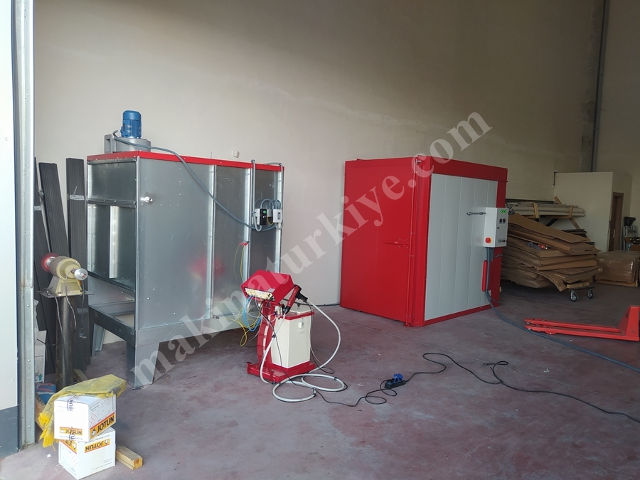 Electric Manual Electrostatic Powder Coating Booth