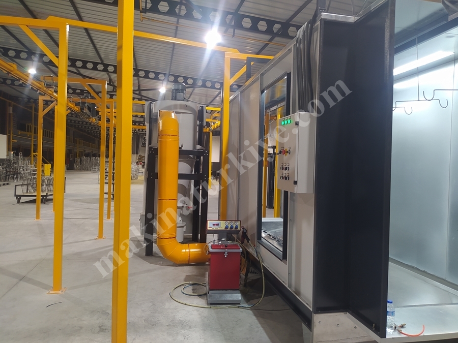 Siklonlu İkiz Tip Elektrostatik Toz Boya Kabini
