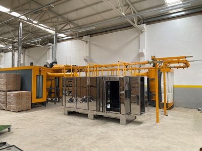 Siklonlu İkiz Tip Elektrostatik Toz Boya Kabini - 7