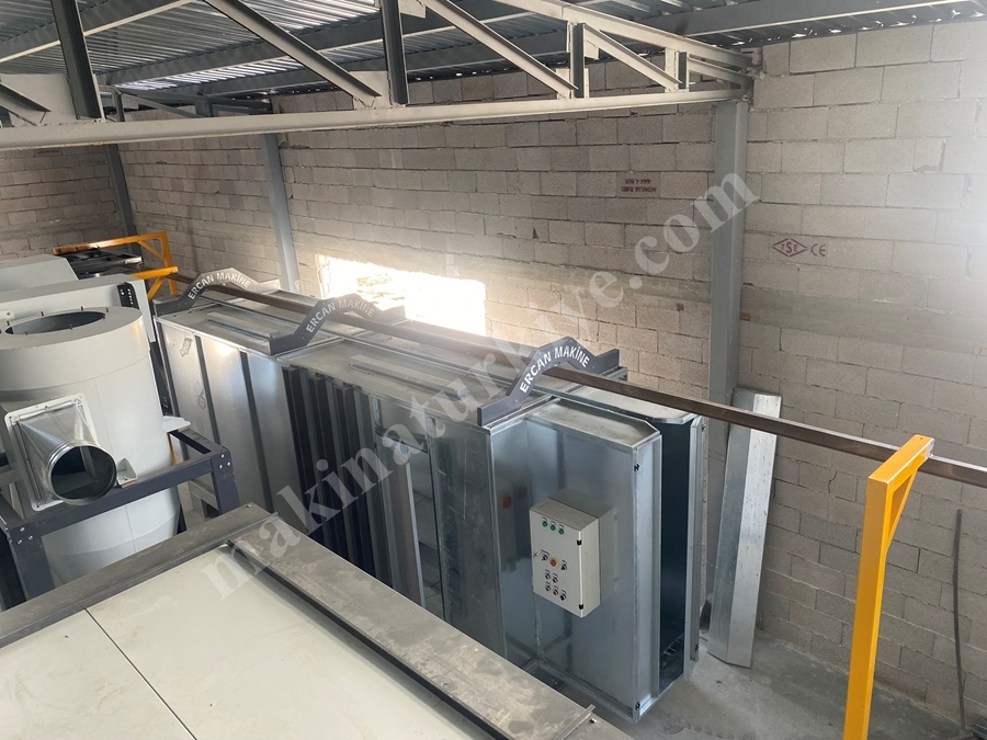 Siklonlu İkiz Tip Elektrostatik Toz Boya Kabini