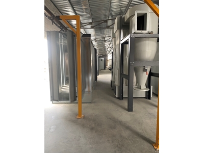 Siklonlu İkiz Tip Elektrostatik Toz Boya Kabini - 13