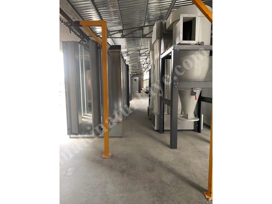 Siklonlu İkiz Tip Elektrostatik Toz Boya Kabini