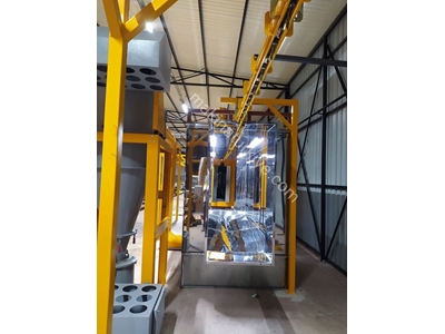 Electric Twin Type Electrostatic Powder Coating Booth - 1