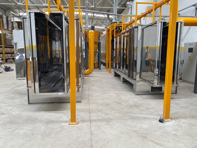 Electric Twin Type Electrostatic Powder Coating Booth - 7