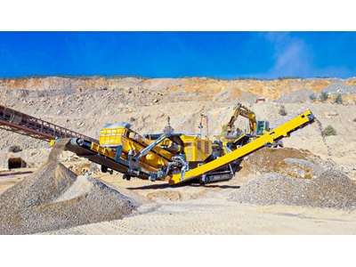 130-240 Ton/Saat Titreşimli Elekli Paletli Darbeli Kırıcı - 1