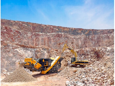 150-250 Ton / Stunde Raupen-Hammerbrecher-Anlage - 3