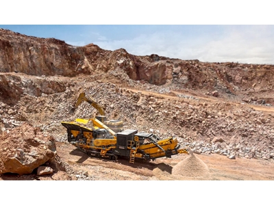 150-250 Ton / Stunde Raupen-Hammerbrecher-Anlage - 9