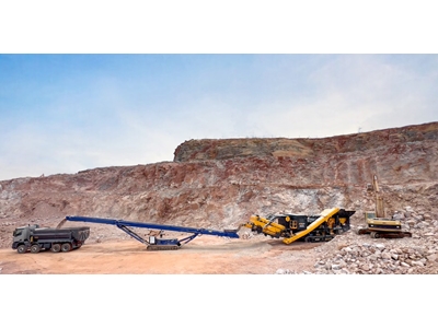 150-250 Ton / Stunde Raupen-Hammerbrecher-Anlage - 15