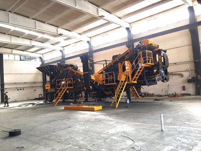 75-120 Ton / Saat Mobil Tersiyer Taş ve Maden Kırıcı - 8