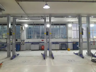 4 Ton Chassisless Electro-Hydraulic 2-Post Lift