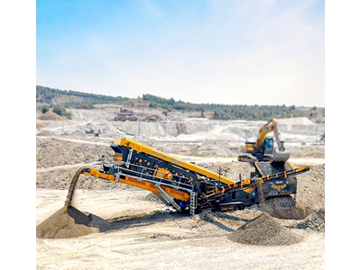 500-600 Ton/Stunde Mobile Siebsteinbrechanlage - 0