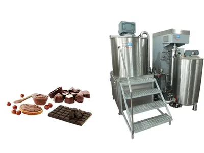 1000 kg Kugelmühle für Schokolade