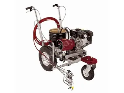3,2 Litre / Dakika Tek Tabancalı Yol Çizgi Boya Makinası