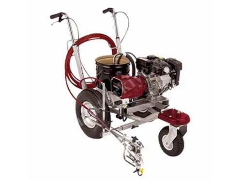 3,2 Litre / Dakika Tek Tabancalı Yol Çizgi Boya Makinası