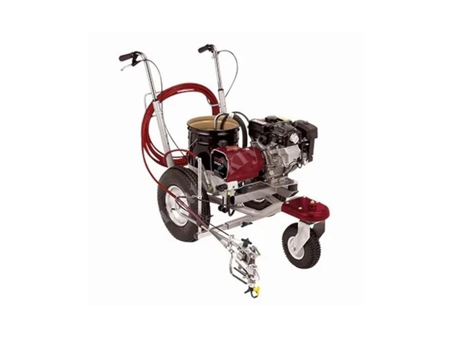 Machine à peindre les lignes de route à pistolet unique 3,2 litre / minute