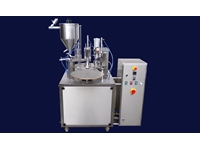 Machine de remplissage de yaourt liquide à rotation à 1350 pièces/heure - 0