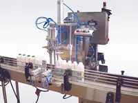 Glasflaschen-Abfüllmaschine 1500-2500 Flaschen/Stunde (500 ml)