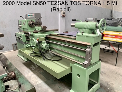 1.5 Mt. Tezsan Tos Üniversal Torna Tezgahı