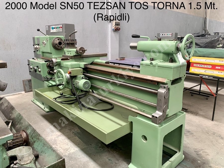 1.5 Mt. Tezsan Tos Üniversal Torna Tezgahı