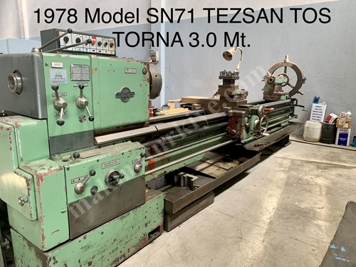 3.0 Mt. Tos Üniversal Torna Tezgahı