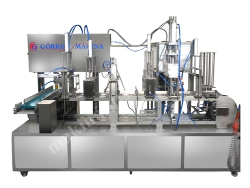 2400 Adet / Saat (100 Gr) Tereyağı Dolum Termoform Makinesi